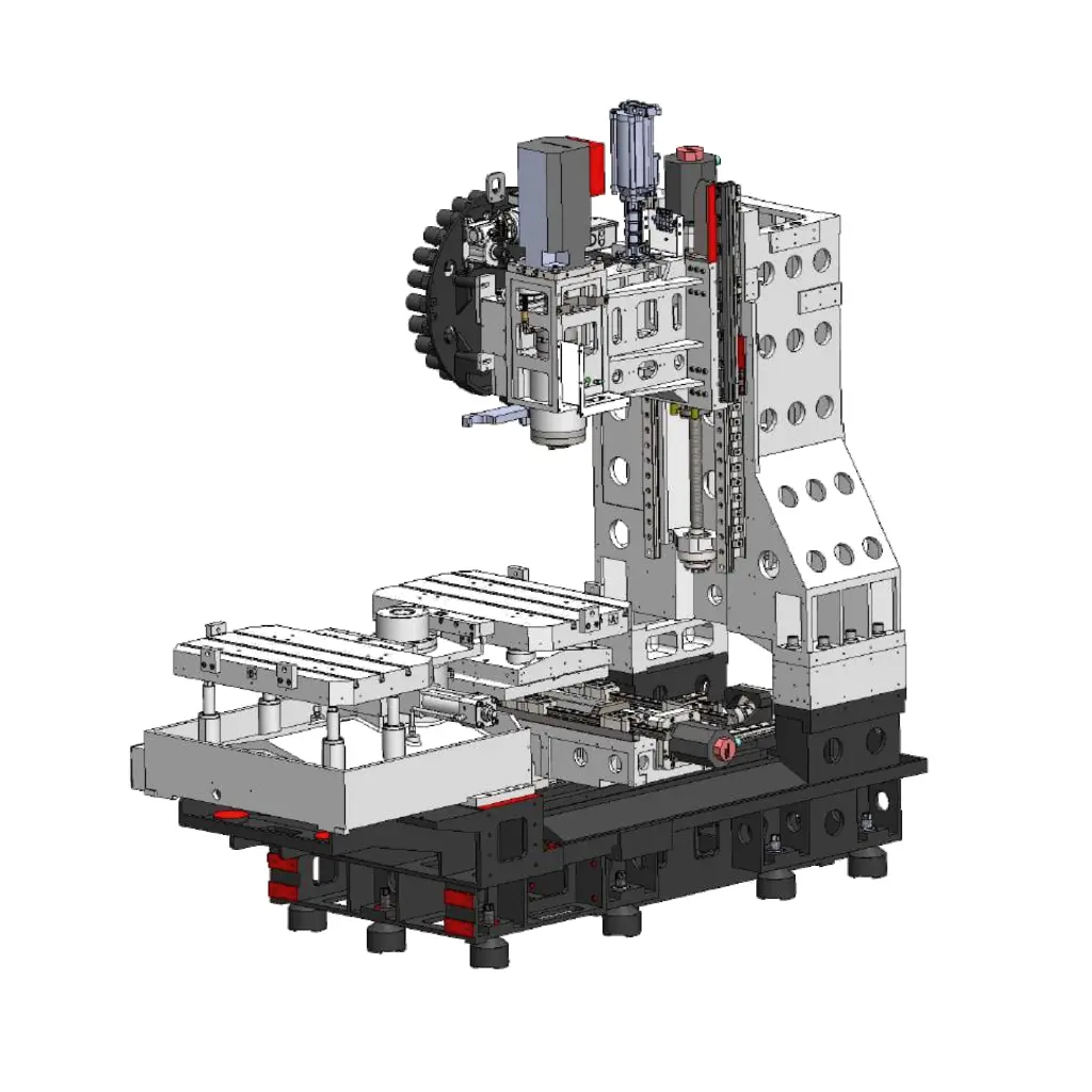 Wiesser NV850 APC Çift Palet CNC Dik İşleme Merkezi