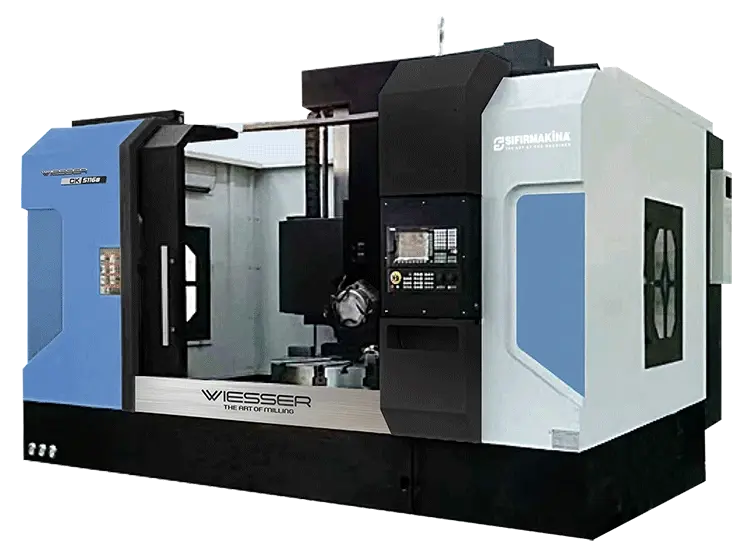Wiesser CK5116B-10F / Square Slider RAM Type CNC Vertical Lathe