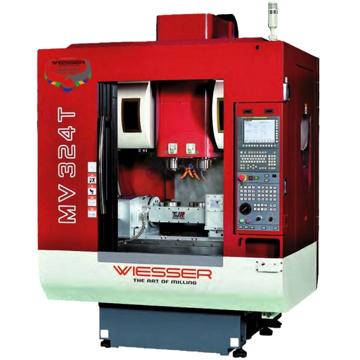 Wiesser MV324T Double Spindle CNC Machining Center