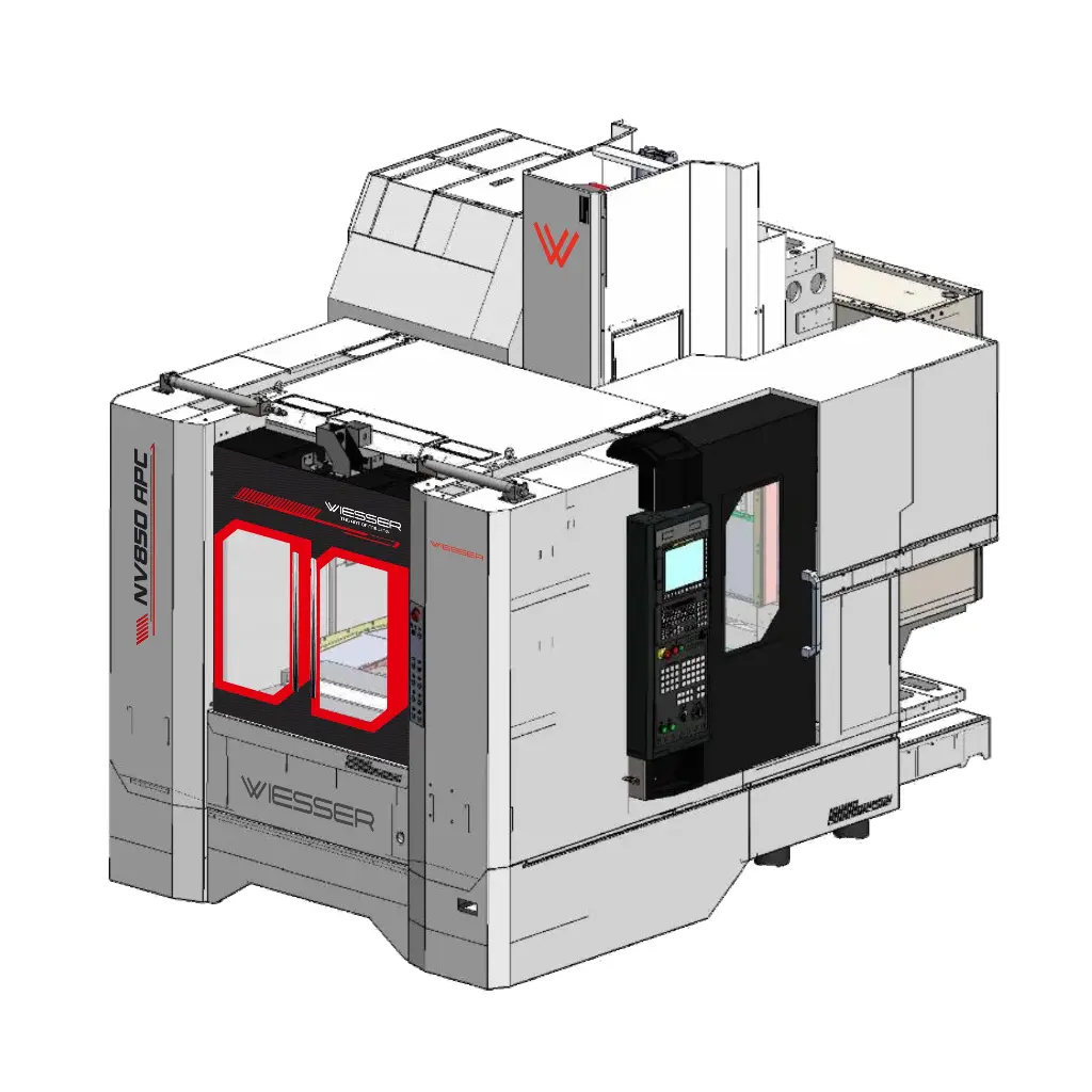 Wiesser NV850 APC Çift Palet CNC Dik İşleme Merkezi