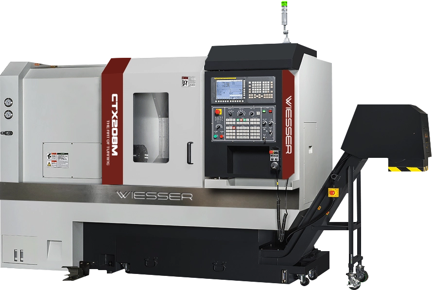 Wiesser CTX208M / 8 inch C Axis CNC Lathe