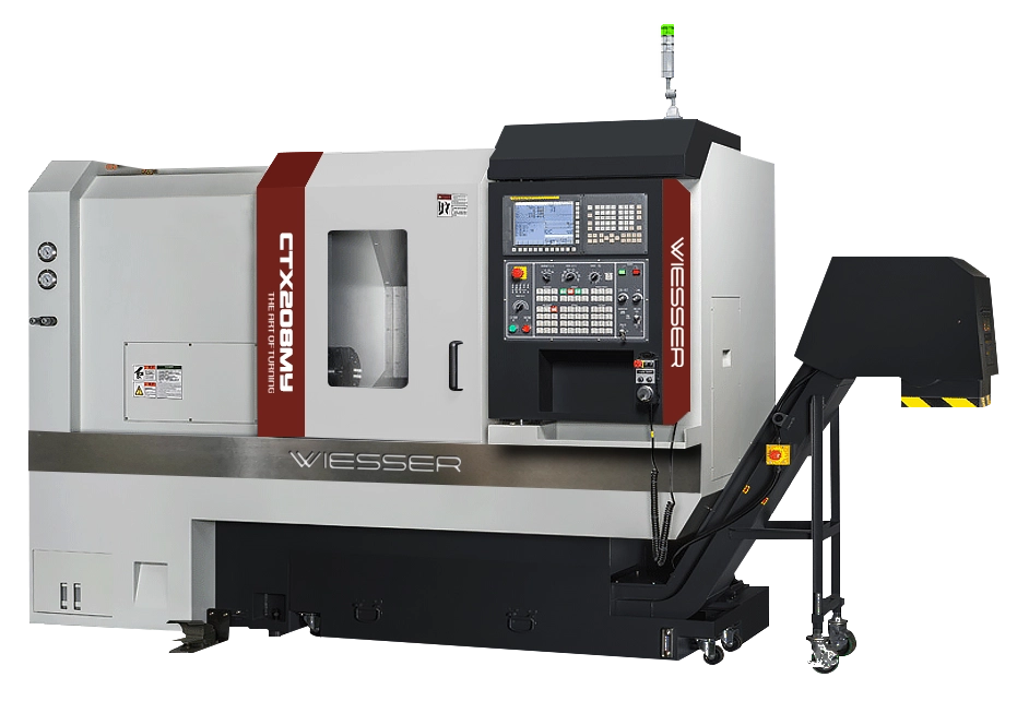 Wiesser CTX208MY / 8 inch Y Axis CNC Lathe