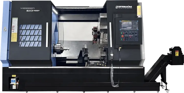 Wiesser TCK700DY-950 / Y Eksenli 12 inch CNC Torna | Sıfır Makina A.Ş.