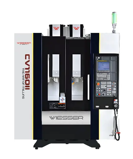 Wiesser CV1160II Double Spindle - Double Z Axis CNC Vertical Machining Center