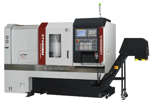 Wiesser CTX208M / 8 inch C Axis CNC Lathe